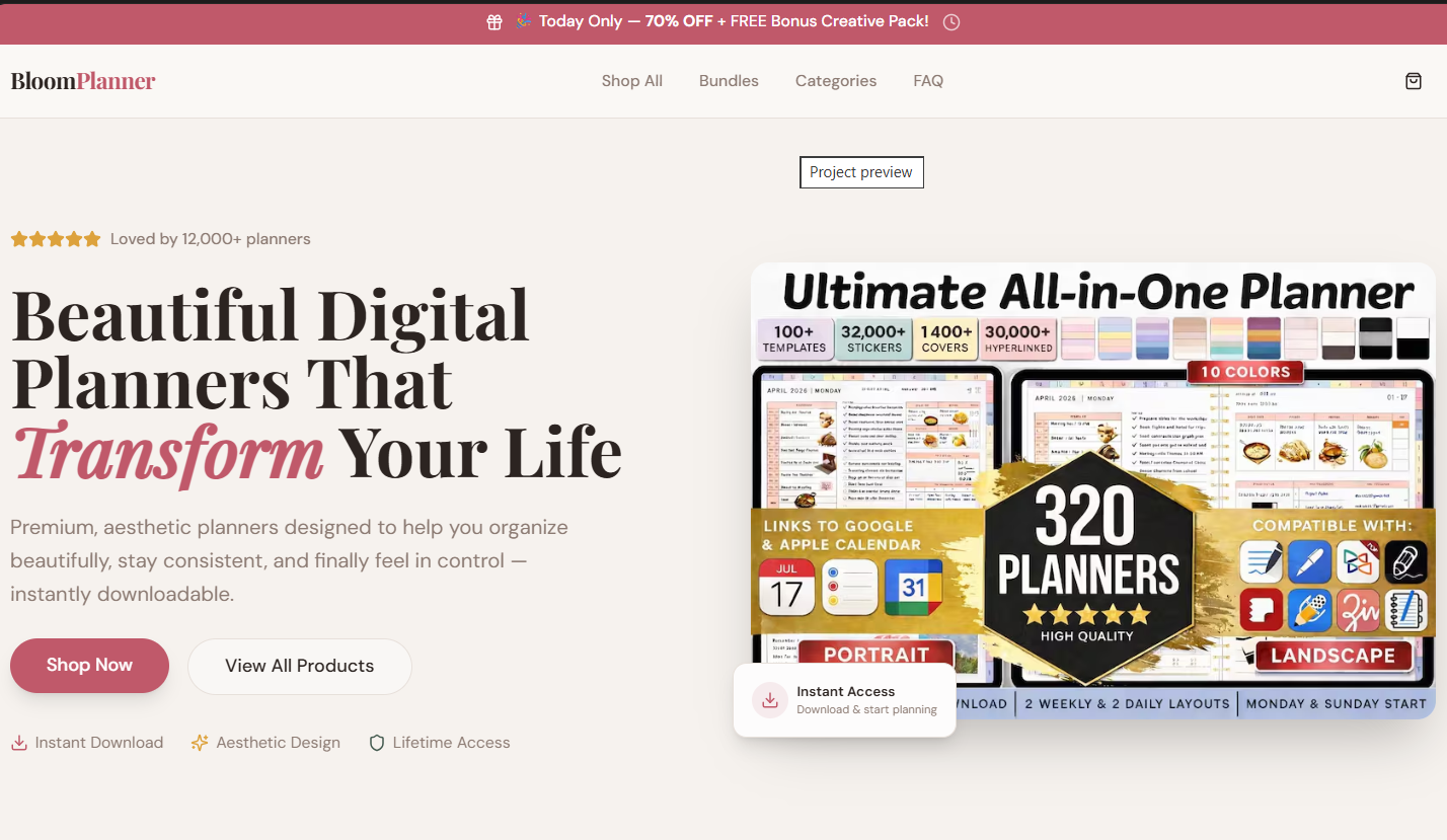 BloomPlanner